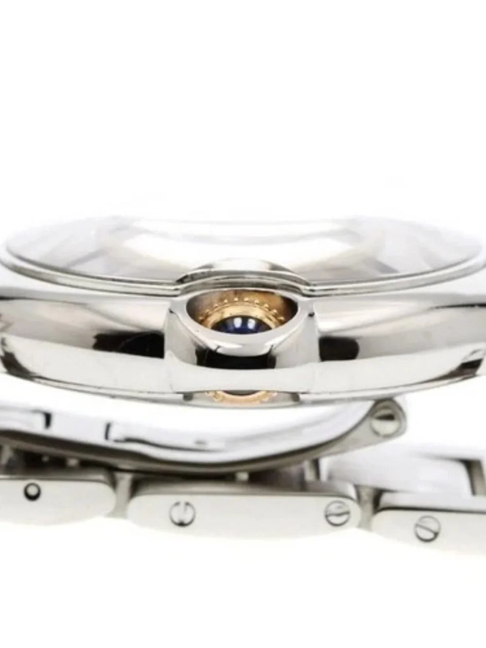 CARTIER Baron blue WE902031 11P diamond Silver Dial Automatic Men's Watch_962531